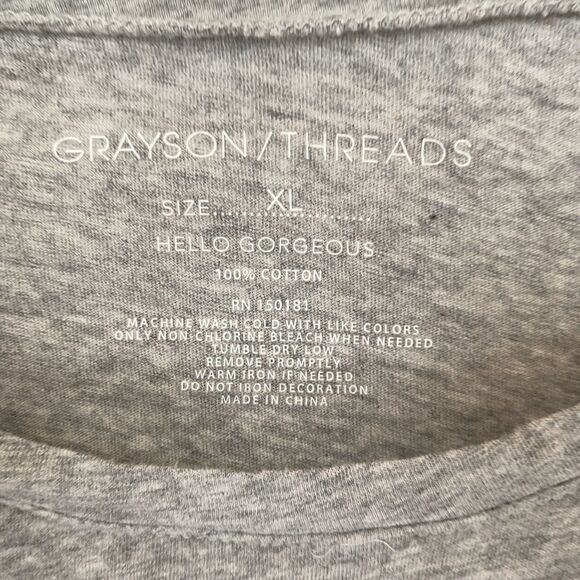 ❤️Good Vibes Oversized Crop Top - Picture 2 of 3